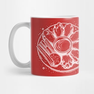 Abstract Hot Wing Mug